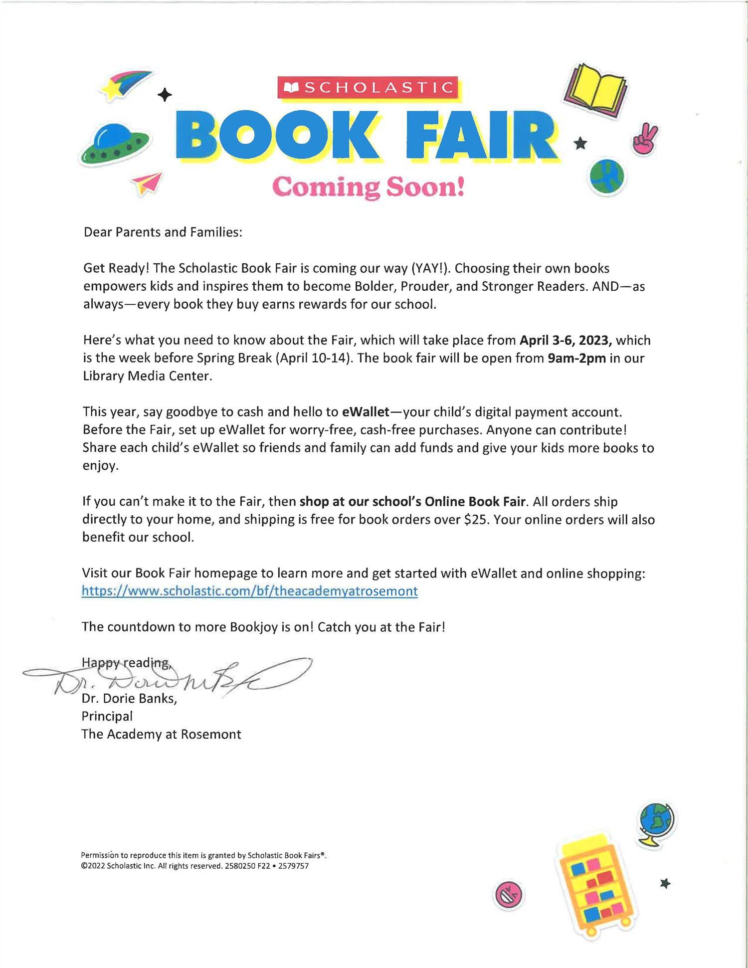  Scholastic Book Fair
